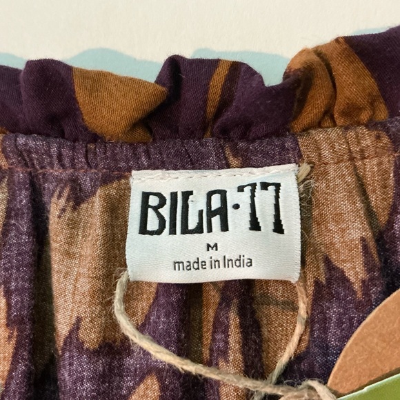 BILA 77, Paseo De Oro Midi IG Flutter Dress, Size Medium, NWT - Picture 8 of 12